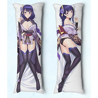 Travesseiro Dakimakura Genshin Impact Raiden Shogun 03